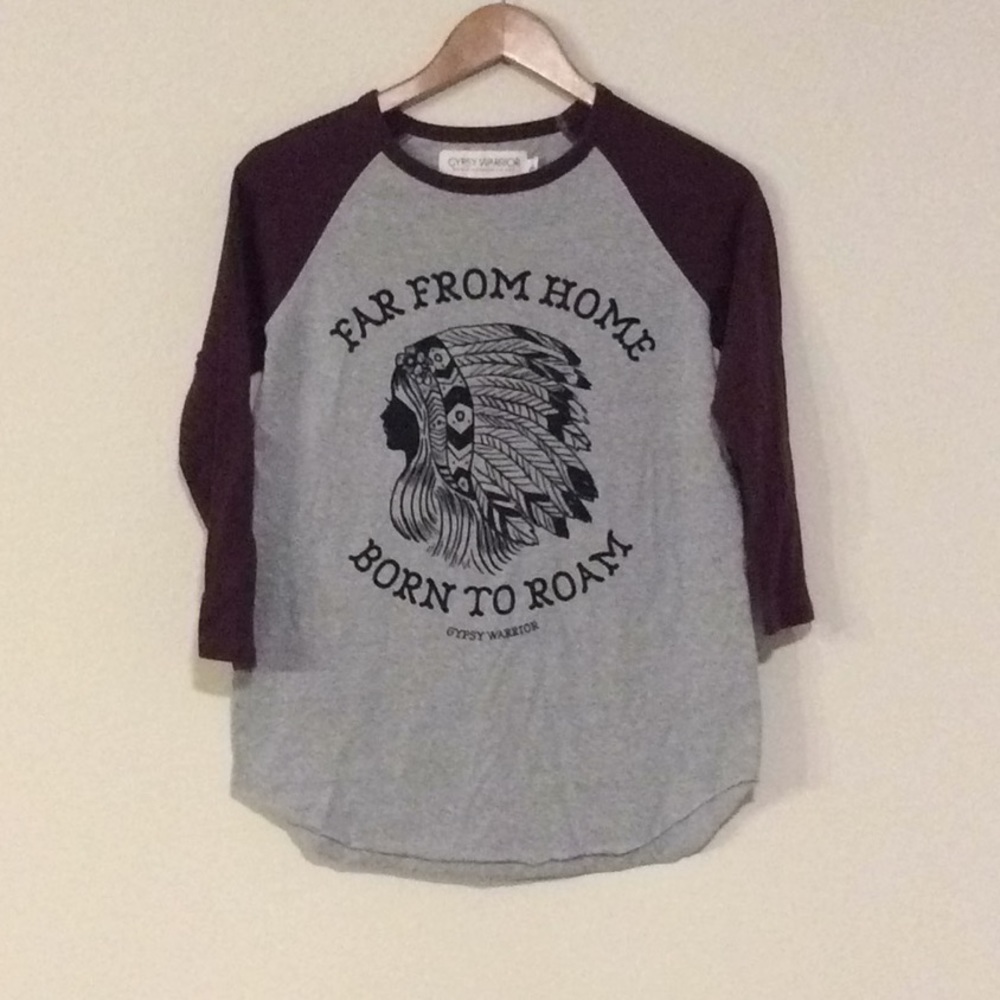 Gypsy Warrior Far From Home Baseball Tee